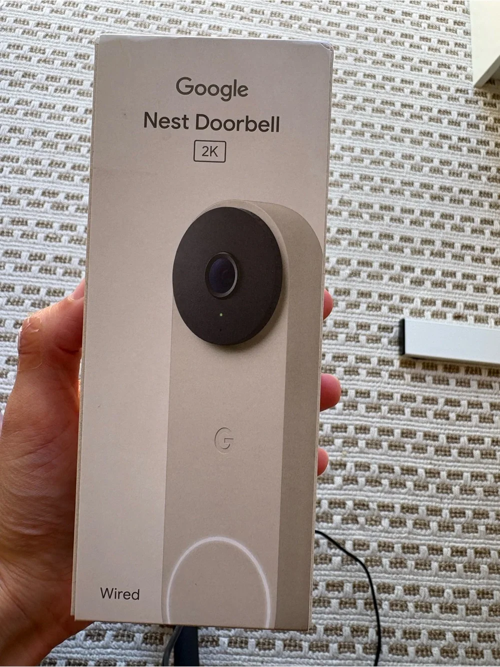 google Nest Doorbell - color linen